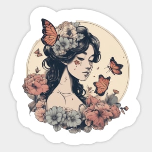 Nature Woman Sticker